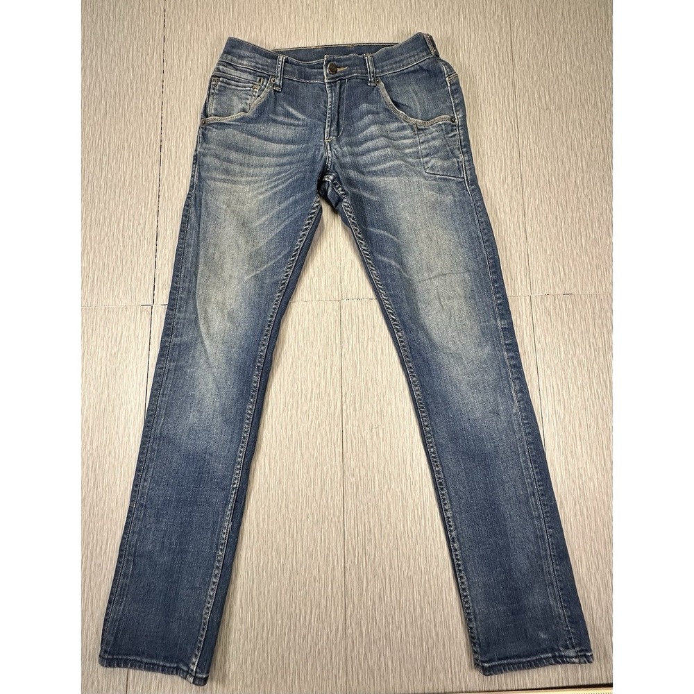Levi's 511 Skinny Two Horse Brand Med Wash 30x32 Adjustable Waist 9 Pockets - Picture 2 of 11